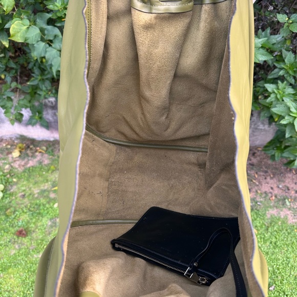 Proenza Schouler XL Ruched Tote Olive Green Calf Leather - Picture 15 of 17